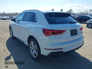 2023 Audi Q3 S line Premium Plus with VIN WA1EECF31P1116199, listed as a IAAI auction lot 41560100 with 18,375 mi miles. Bid and sale history available at carsss.com. Image 3.