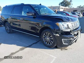 2021 Ford Expedition Max Limited with VIN 1FMJK1KT5MEA36959, listed as a IAAI auction lot 41699445 with 85,539 mi miles and . Bid and sale history available at DreamBid. Image 1.