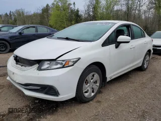 2014 Honda Civic LX z VIN 2HGFB2F47EH014380, wystawiony jako Copart lot #53537655 z przebiegiem 180 181 mil mil oraz Czysty tytuł • Clean title. Historia ofert i sprzedaży dostępna na DreamBid. Obrazek 1.