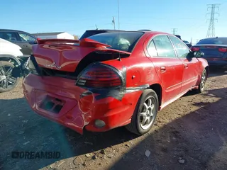 2004 Pontiac Grand Am SE2 with VIN 1G2NG52E84M672446, listed as a IAAI auction lot 40834541 with 209,231 mi miles. Bid and sale history available at carsss.com. Image 4.