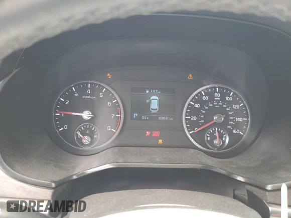 2022 Kia Telluride EX with VIN 5XYP3DHC7NG238182, listed as a Copart auction lot 53732035 with 69,631 mi miles and Salvage title. Bid and sale history available at DreamBid. Image 9.