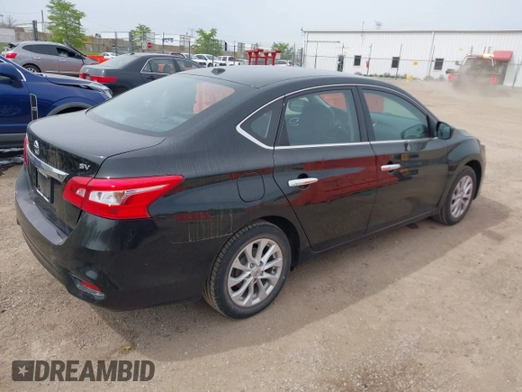 2018 Nissan Sentra SV with VIN 3N1AB7AP8JL623201, listed as a IAAI auction lot 42164867 with 89,397 mi miles. Bid and sale history available at carsss.com. Image 4.