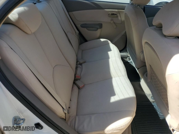 2011 Kia Rio LX with VIN KNADH4A39B6738256, listed as a Copart auction lot 47490545 with 125,068 mi miles and Clean Title. Bid and sale history available at carsss.com. Image 10.