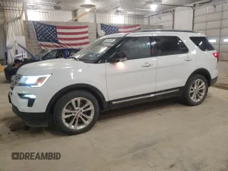 2018 Ford Explorer XLT with VIN 1FM5K7D86JGC54664, listed as a Copart auction lot 50135835 with 111,460 mi miles and Salvage Title. Bid and sale history available at DreamBid. Image 1.