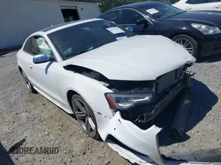 2014 Audi S5 Premium Plus z VIN WAUCGAFR7EA023732, wystawiony jako IAAI lot #42334330 z przebiegiem 86 620 mil mil oraz . Historia ofert i sprzedaży dostępna na DreamBid. Obrazek 1.
