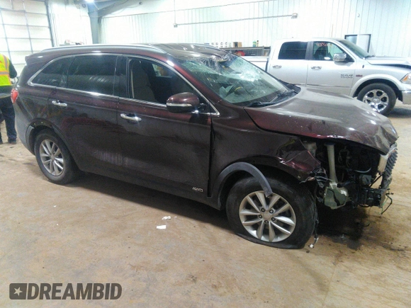 2016 Kia Sorento LX with VIN 5XYPGDA3XGG048328, listed as a IAAI auction lot 41836120 with 121,029 mi miles and . Bid and sale history available at DreamBid. Image 1.