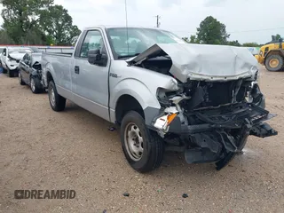 2013 Ford F-150 XL with VIN 1FTMF1CM1DKF27849, listed as a IAAI auction lot 42308542 with 74,352 mi miles and . Bid and sale history available at DreamBid. Image 1.