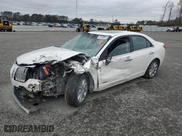 2011 Lincoln MKZ Hybrid with VIN 3LNDL2L30BR756596, listed as a Copart auction lot 48169685 with 0 mi miles and Salvage Title. Bid and sale history available at carsss.com. Image 1.