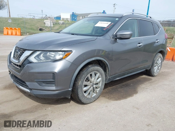 2019 Nissan Rogue SV with VIN KNMAT2MTXKP506487, listed as a IAAI auction lot 41834948 with 139,984 mi miles. Bid and sale history available at carsss.com. Image 17.