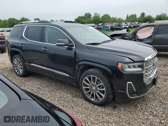 2022 GMC Acadia Denali with VIN 1GKKNXLS8NZ172901, listed as a Copart auction lot 59191535 with 19,116 mi miles and Salvage title. Bid and sale history available at DreamBid. Image 4.