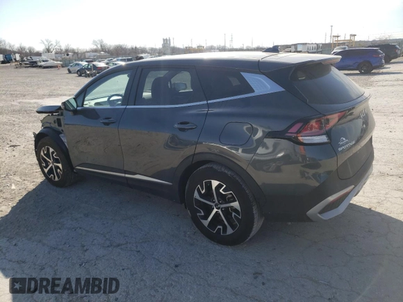 2024 Kia Sportage EX with VIN 5XYK33DF9RG141866, listed as a Copart auction lot 45470684 with 13,694 mi miles and Salvage Title. Bid and sale history available at carsss.com. Image 2.