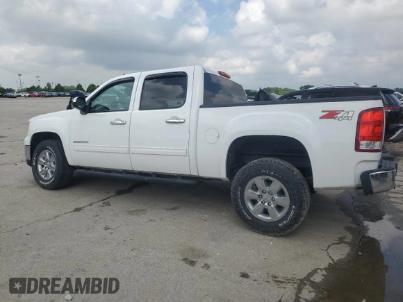 2012 GMC Sierra 1500 SLT with VIN 3GTP2WE76CG190873, listed as a Copart auction lot 56222565 with 123,854 mi miles and Salvage title. Bid and sale history available at DreamBid. Image 2.