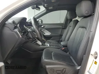 2021 Audi Q3 S line Premium with VIN WA1DECF3XM1045978, listed as a Copart auction lot 59963385 with 43,074 mi miles and Salvage title. Bid and sale history available at DreamBid. Image 7.