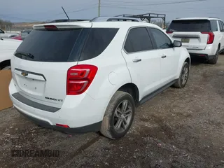 2016 Chevrolet Equinox LTZ with VIN 2GNFLGEK1G6191313, listed as a IAAI auction lot 41746077 with 161,904 mi miles. Bid and sale history available at carsss.com. Image 4.
