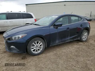 2015 Mazda 3 i Touring with VIN 3MZBM1L72FM186512, listed as a Copart auction lot 47494555 with 201,844 mi miles and Salvage Title. Bid and sale history available at carsss.com. Image 1.