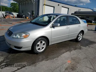 2003 Toyota Corolla CE with VIN 1NXBR32E33Z188532, listed as a Copart auction lot 54832785 with 104,640 mi miles and Salvage Title. Bid and sale history available at DreamBid. Image 1.