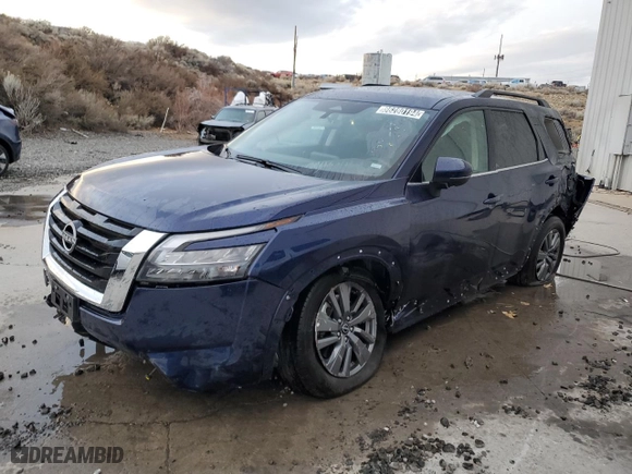 2024 Nissan Pathfinder SV with VIN 5N1DR3BA4RC287316, listed as a Copart auction lot 86280194 with 13,201 mi miles and Salvage Title. Bid and sale history available at carsss.com. Image 1.