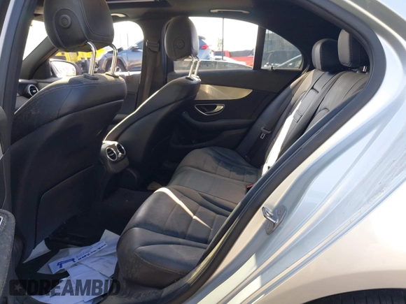 2018 Mercedes-Benz C 300 with VIN 55SWF4JB4JU240069, listed as a IAAI auction lot 41442042 with Not Provided miles and . Bid and sale history available at carsss.com. Image 8.