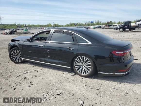 2019 Audi A8 L with VIN WAU8DAF88KN006268, listed as a Copart auction lot 54173805 with 0 mi miles and Clean Title. Bid and sale history available at carsss.com. Image 2.