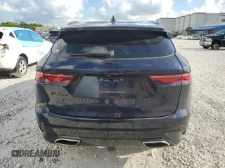 2021 Jaguar F-Pace S with VIN SADCJ2EU1MA681131, listed as a Copart auction lot 61207435 with 53,939 mi miles and Salvage title. Bid and sale history available at DreamBid. Image 6.