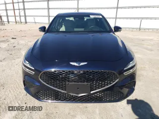 2023 Genesis G70 3.3T with VIN KMTG54TE2PU123852, listed as a Copart auction lot 77562964 with 10,890 mi miles and Salvage Title. Bid and sale history available at carsss.com. Image 5.