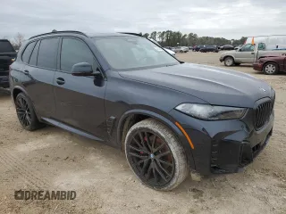 2025 BMW X5 sDrive40i with VIN 5UX13EU05S9W56291, listed as a Copart auction lot 41457825 with 0 mi miles and Salvage Title. Bid and sale history available at carsss.com. Image 4.