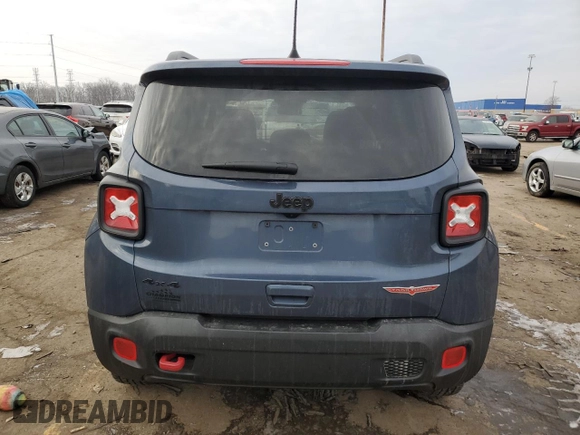 2023 Jeep Renegade Trailhawk with VIN ZACNJDC13PPP73433, listed as a Copart auction lot 44971695 with 13,515 mi miles and Salvage title. Bid and sale history available at DreamBid. Image 6.
