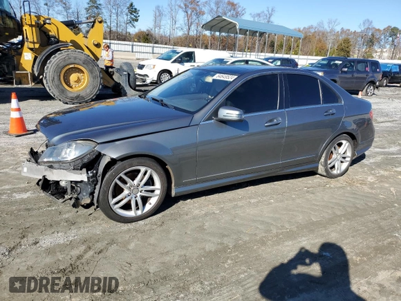 2012 Mercedes-Benz C 300 Sport with VIN WDDGF8BB1CA709311, listed as a Copart auction lot 84649524 with 154,747 mi miles and Salvage title. Bid and sale history available at DreamBid. Image 1.
