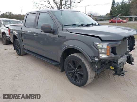 2020 Ford F-150 XL with VIN 1FTEW1EP1LFA66624, listed as a IAAI auction lot 41363707 with 58,135 mi miles and . Bid and sale history available at DreamBid. Image 1.