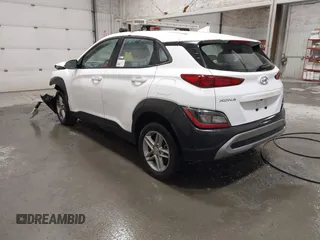 2023 Hyundai Kona SE with VIN KM8K2CAB7PU054009, listed as a IAAI auction lot 41951130 with 43,418 mi miles. Bid and sale history available at carsss.com. Image 3.