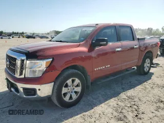 2018 Nissan Titan SV z VIN 1N6AA1E58JN505703, wystawiony jako Copart lot #52498985 z przebiegiem 178 803 mil mil oraz Szkoda całkowita • Salvage title. Historia ofert i sprzedaży dostępna na DreamBid. Obrazek 1.