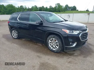 2019 Chevrolet Traverse LT Cloth z VIN 1GNERGKW4KJ280578, wystawiony jako IAAI lot #42052853 z przebiegiem 106 767 mil mil oraz . Historia ofert i sprzedaży dostępna na DreamBid. Obrazek 1.