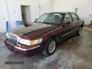 2002 Mercury Grand Marquis GS z VIN 2MEFM74W42X619354, wystawiony jako Copart lot #56379055 z przebiegiem 75 990 mil mil oraz Szkoda całkowita • Salvage title. Historia ofert i sprzedaży dostępna na DreamBid. Obrazek 1.