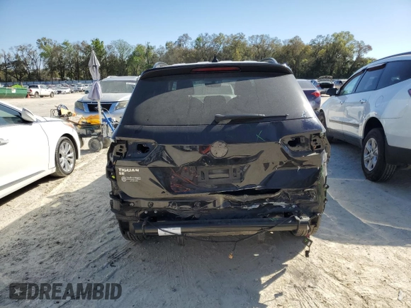 2020 Volkswagen Tiguan SE with VIN 3VV3B7AX0LM096422, listed as a Copart auction lot 48851125 with 78,100 mi miles and Salvage Title. Bid and sale history available at DreamBid. Image 6.
