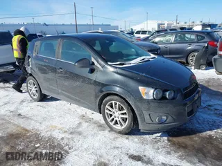2013 Chevrolet Sonic LT with VIN 1G1JC6SG1D4250167, listed as a IAAI auction lot 41498238 with 66,750 mi miles. Bid and sale history available at carsss.com. Image 1.