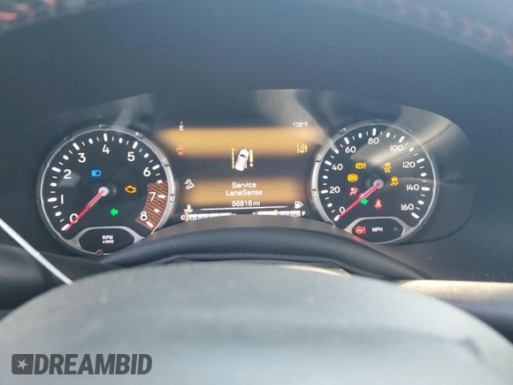 2021 Jeep Renegade Trailhawk with VIN ZACNJDC1XMPN25708, listed as a Copart auction lot 62526485 with 56,816 mi miles and Salvage title. Bid and sale history available at DreamBid. Image 9.