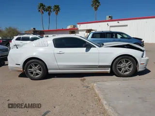 2014 Ford Mustang V6 with VIN 1ZVBP8AM0E5268865, listed as a IAAI auction lot 41884812 with 128,977 mi miles. Bid and sale history available at carsss.com. Image 13.