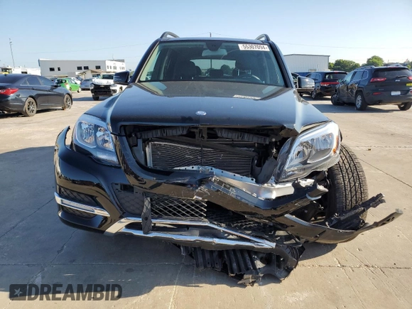 2013 Mercedes-Benz GLK 350 with VIN WDCGG5HB2DF987291, listed as a Copart auction lot 55307094 with 28,034 mi miles and Salvage Title. Bid and sale history available at DreamBid. Image 5.