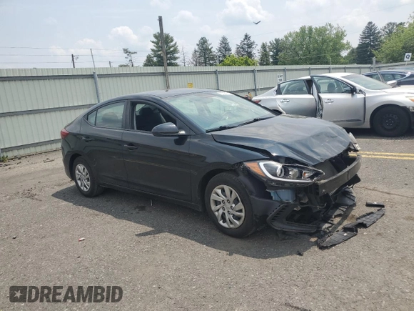 2018 Hyundai Elantra SE z VIN KMHD74LF3JU519280, wystawiony jako Copart lot #60081875 z przebiegiem 43 157 mil mil oraz Szkoda całkowita • Salvage title. Historia ofert i sprzedaży dostępna na DreamBid. Obrazek 4.