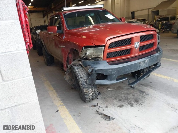 2009 Dodge Ram 1500 SLT with VIN 1D3HV18T79S818665, listed as a IAAI auction lot 41647892 with 179,197 mi miles. Bid and sale history available at carsss.com. Image 1.