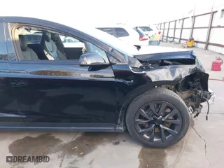 2023 Tesla Model X with VIN 7SAXCDE55PF387015, listed as a IAAI auction lot 41669549 with 1 mi miles. Bid and sale history available at carsss.com. Image 19.