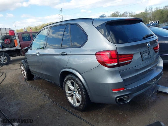 2016 BMW X5 xDrive35i with VIN 5UXKR0C58G0U08468, listed as a IAAI auction lot 41962994 with 80,281 mi miles. Bid and sale history available at carsss.com. Image 3.