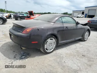2002 Lexus SC 430 z VIN JTHFN48Y820017434, wystawiony jako Copart lot #56757195 z przebiegiem 148 382 mil mil oraz Szkody całkowita. Historia ofert i sprzedaży dostępna na DreamBid. Obrazek 3.