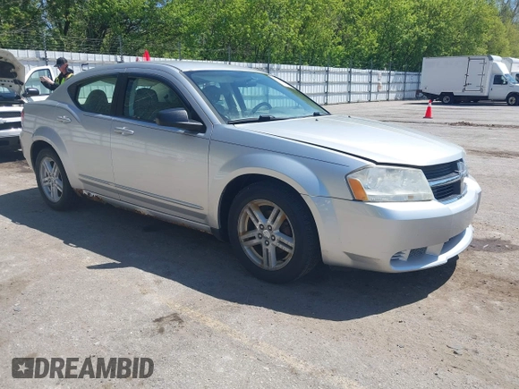 2008 Dodge Avenger SXT with VIN 1B3LC56K08N660467, listed as a IAAI auction lot 42223218 with 125,281 mi miles and . Bid and sale history available at DreamBid. Image 1.