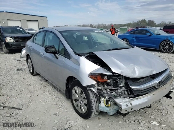2012 Honda Civic Sdn LX with VIN 19XFB2F51CE108464, listed as a Copart auction lot 77045784 with 63,366 mi miles and Salvage Title. Bid and sale history available at carsss.com. Image 11.