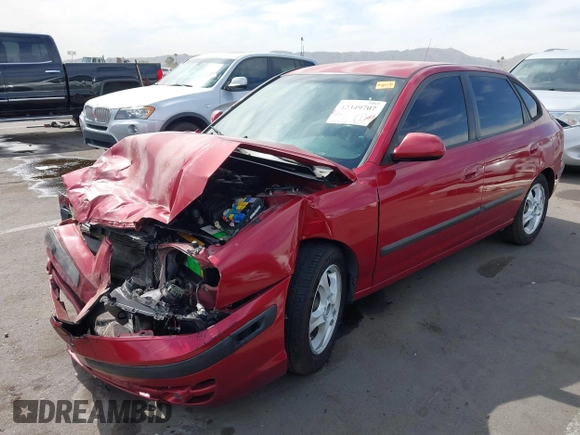 2005 Hyundai Elantra GLS z VIN KMHDN56D95U140327, wystawiony jako IAAI lot #42349707 z przebiegiem 145 621 mil mil oraz . Historia ofert i sprzedaży dostępna na DreamBid. Obrazek 2.