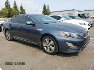 2014 Kia Optima Hybrid EX with VIN KNAGN4AD7E5064844, listed as a Copart auction lot 70834994 with 123,547 mi miles and Salvage Title. Bid and sale history available at carsss.com. Image 4.