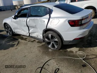 2023 Polestar 2 with VIN YSMEG3KA6PL135246, listed as a Copart auction lot 80104594 with 46,112 mi miles and Salvage Title. Bid and sale history available at carsss.com. Image 2.