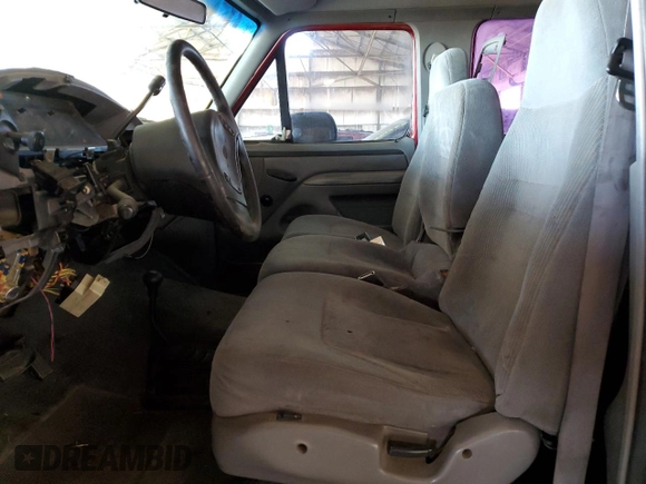 1997 Ford F-250 with VIN 1FTHW26G1VEB50789, listed as a Copart auction lot 47265135 with 207,137 mi miles and Clean title. Bid and sale history available at DreamBid. Image 7.