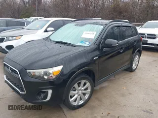 2015 Mitsubishi Outlander Sport 2.4 GT with VIN 4A4AP4AW3FE047229, listed as a IAAI auction lot 41615168 with 149,961 mi miles. Bid and sale history available at carsss.com. Image 2.